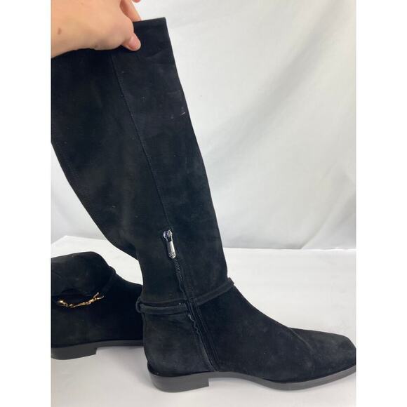 Sam Edelman Clive Knee. High Suede Boot Black Size 6.5 - Picture 4 of 6